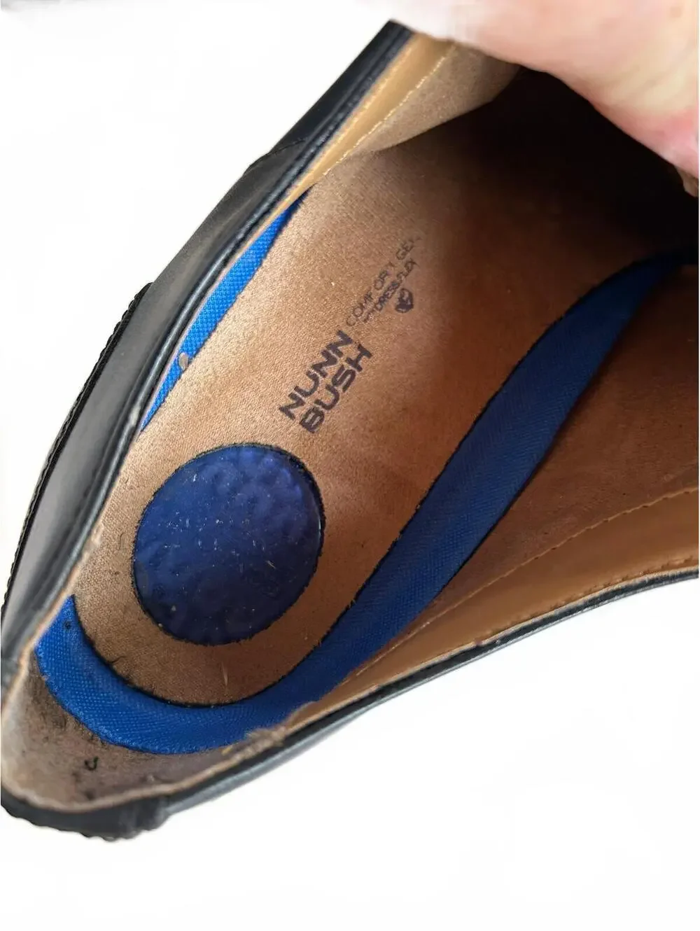 Nunn Bush Plain Toe Oxford Dress Shoes SZ 12W Wide NWOT